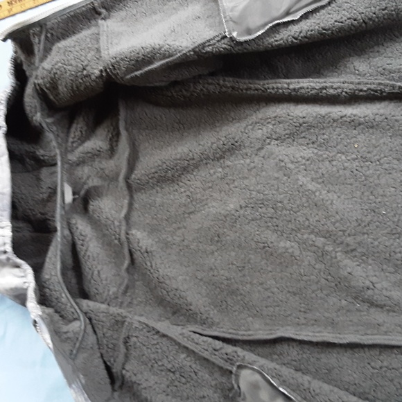 All In Motion grey tones soft-shell sherpa jacket juniors size large 12-14 nwt - Picture 12 of 16